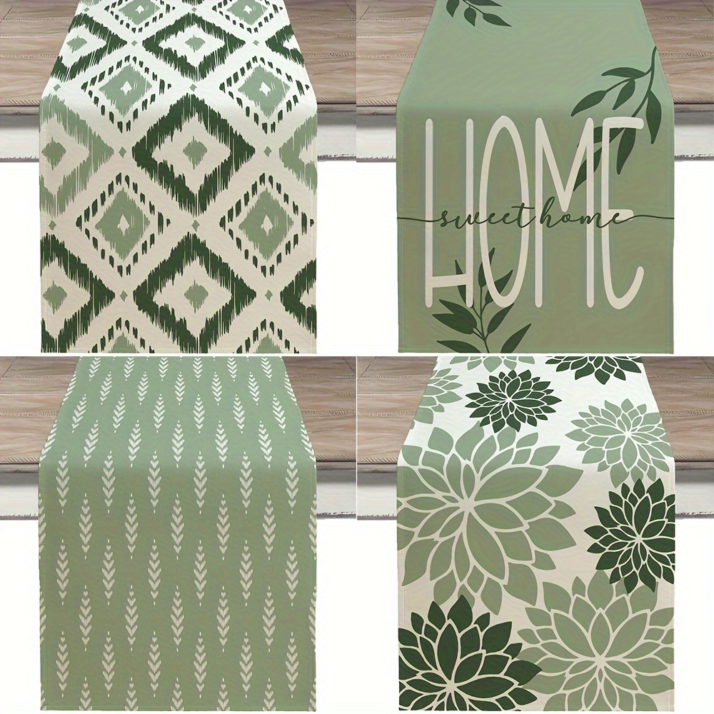 Office Furniture Hon - 1 szt. Boho Styl Zielony Kwiatowy