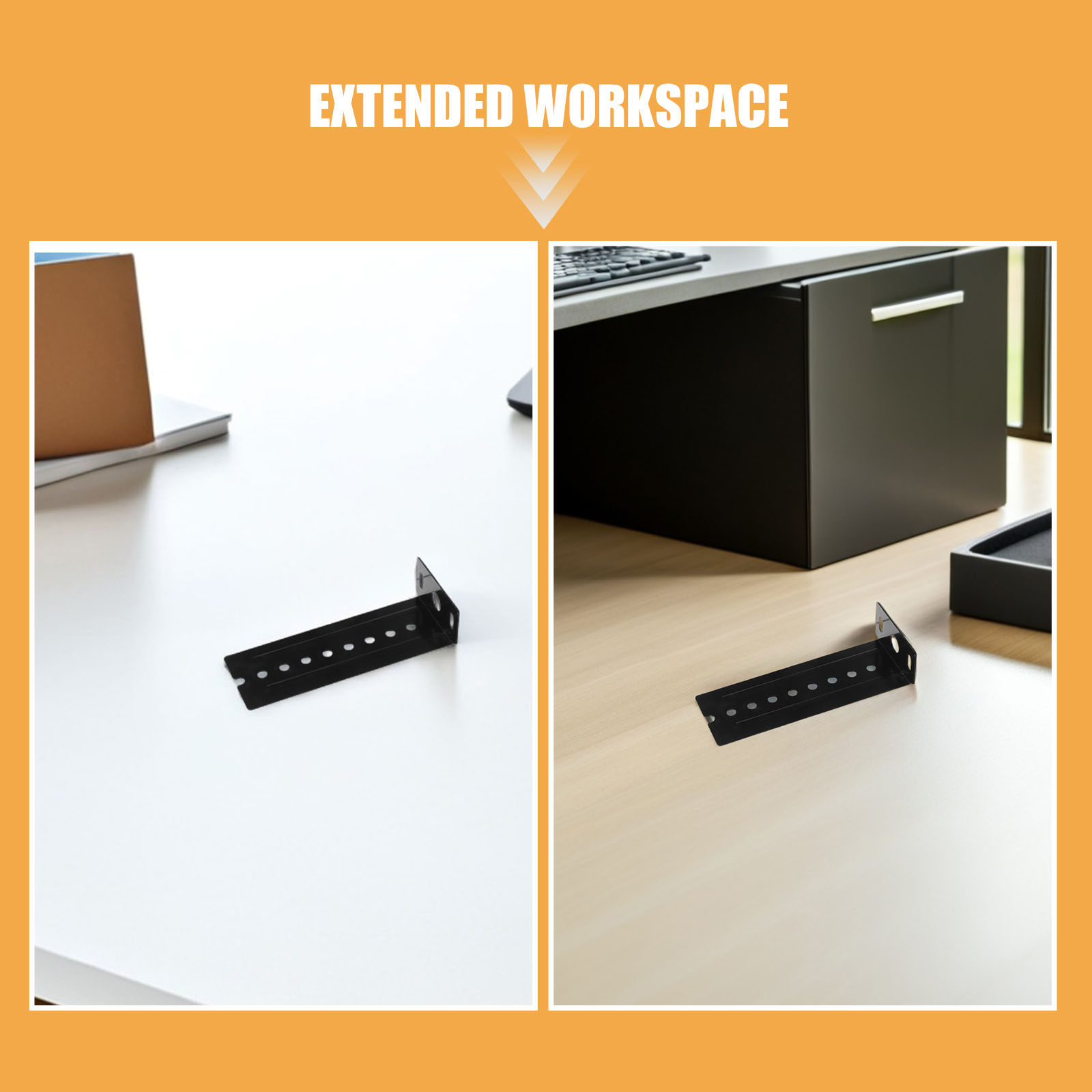 12 szt. wsporników do wysuweń  – Keyboard Drawer Under recenzja i cena