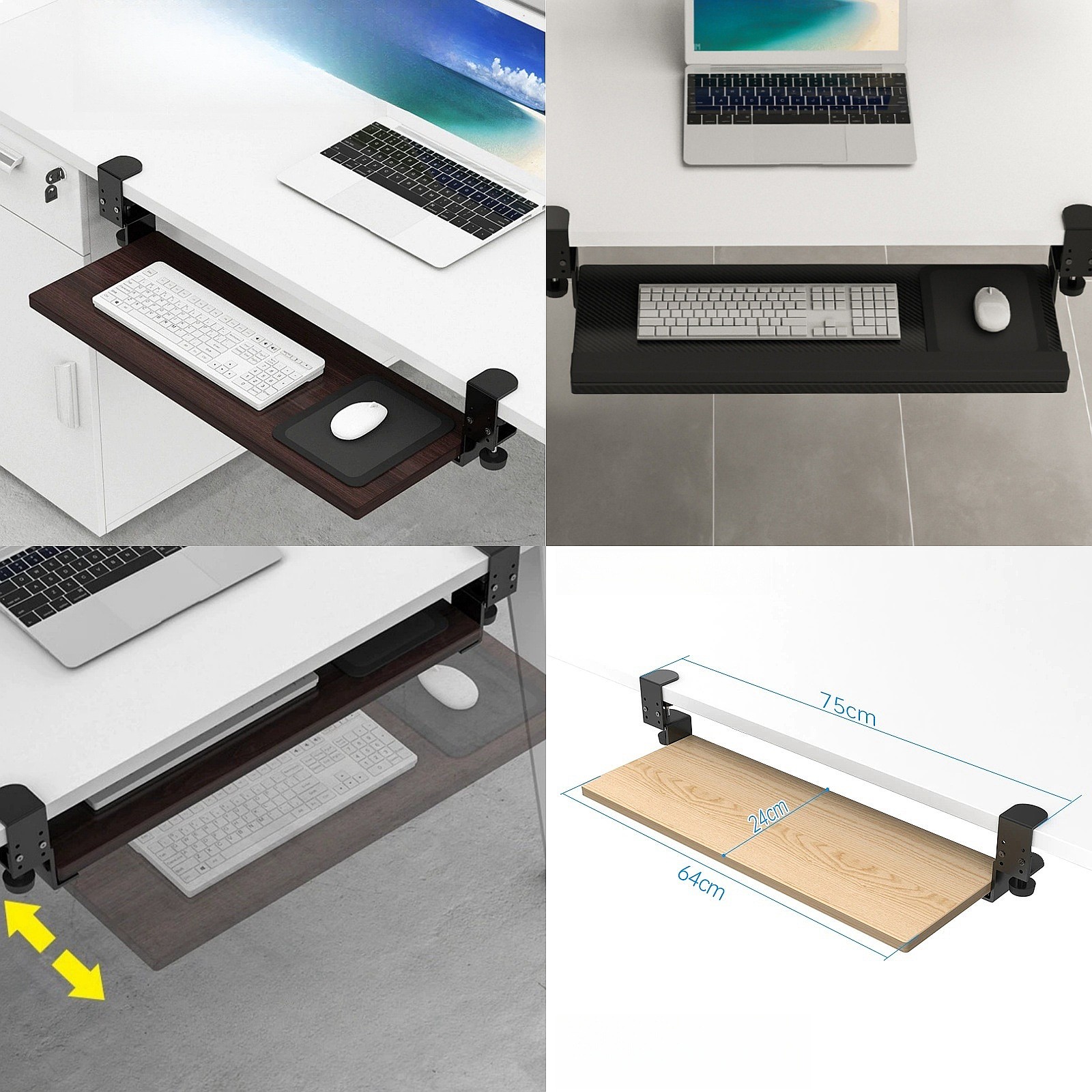 Wysuwany uchwyt na klawiaturę  – Keyboard Drawer Under recenzja i cena